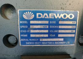 柴油发电机组 韩国大宇500KW