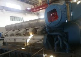 10000千瓦锡兰柴油发电机组。电压10500伏