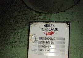 美国库柏离心式空压机 、每分钟200立方、压力5.5公斤